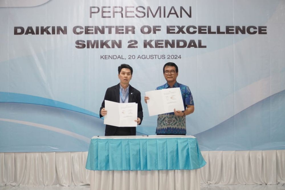 Tingkatkan Kualitas SDM, DAIKIN Buka Pusat Keunggulan di SMK 2 Kendal