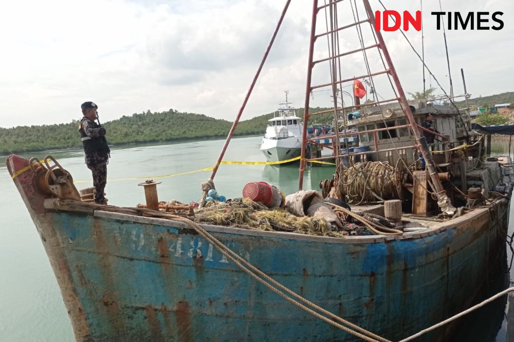 KKP Tangkap Satu Kapal Ikan Vietnam di Laut Natuna Utara