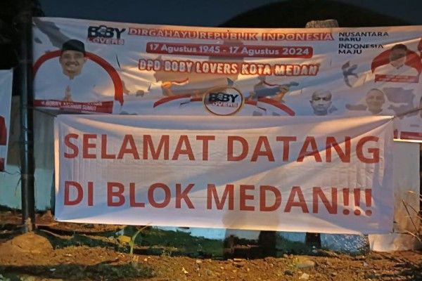 Spanduk 'Selamat Datang di Blok Medan', Pengamat: Bagian dari Politik