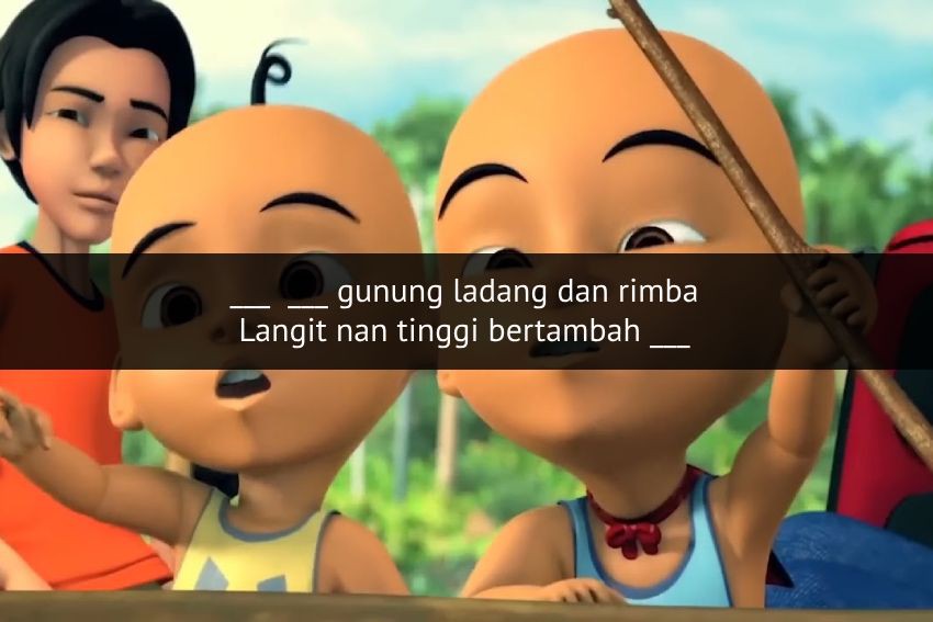 [QUIZ] Lanjut Lirik Lagu Balik Kampung Upin Ipin, Yakin Hapal?