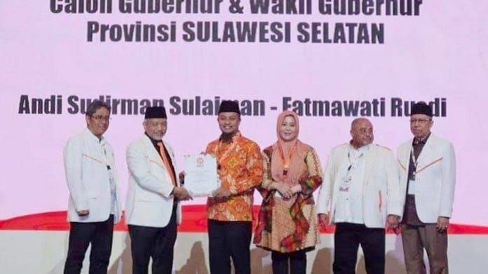 Gerindra Resmi Usung Andi Sudirman-Fatmawati Rusdi di Pilgub Sulsel