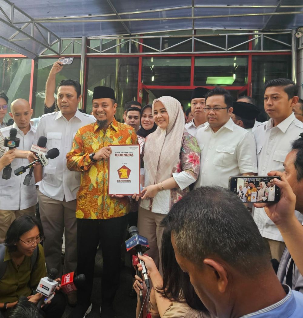 Diusung 10 Parpol, Sudirman-Fatma Resmi Daftar Pilgub Sulsel 2024