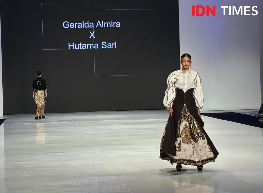 Geralda Angkat Sumbu Imajiner dalam Karyanya di Jogja Fashion Week