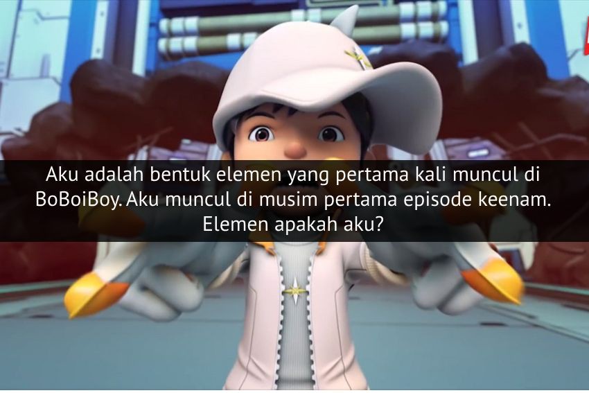 [QUIZ] Tebak Nama Karakter Elemen Boboiboy Lewat Kuis 'Siapakah Aku'