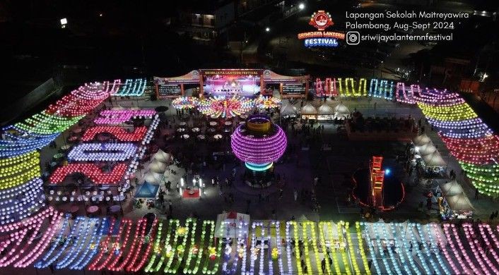 Sriwijaya Lantern Festival, Ajang Wisata Musiman di Palembang