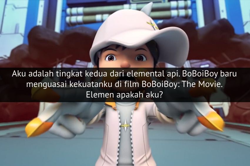 [QUIZ] Tebak Nama Karakter Elemen Boboiboy Lewat Kuis 'Siapakah Aku'