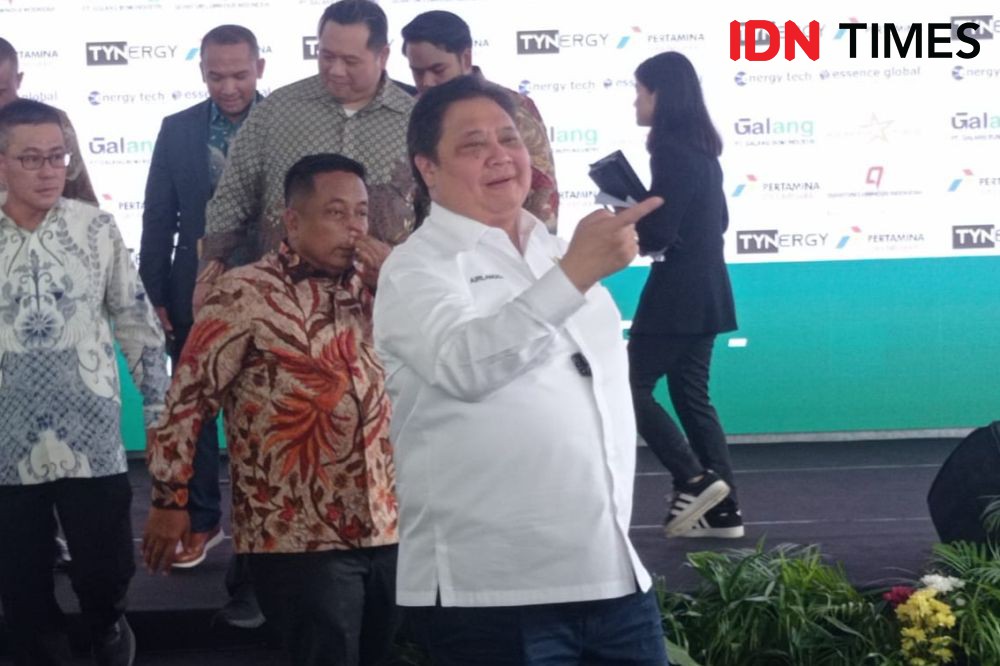 Menko Airlangga Resmikan 8 Perusahaan EBT Asing di Batam