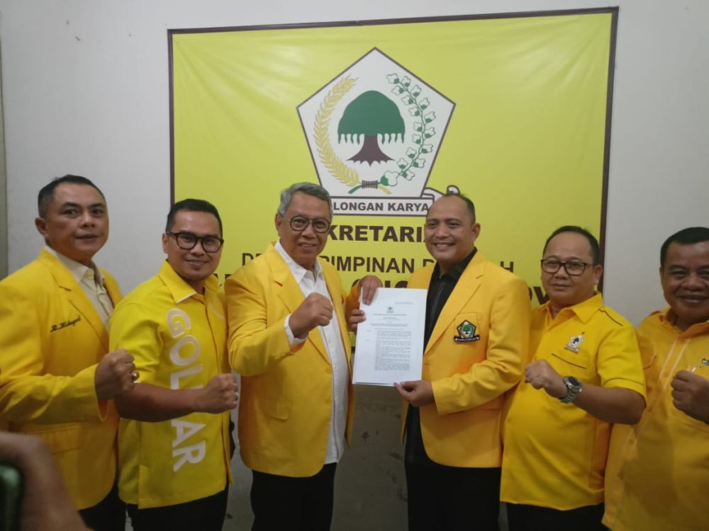 Benyamin-Pilar Terima Surat Rekomendasi Partai Golkar