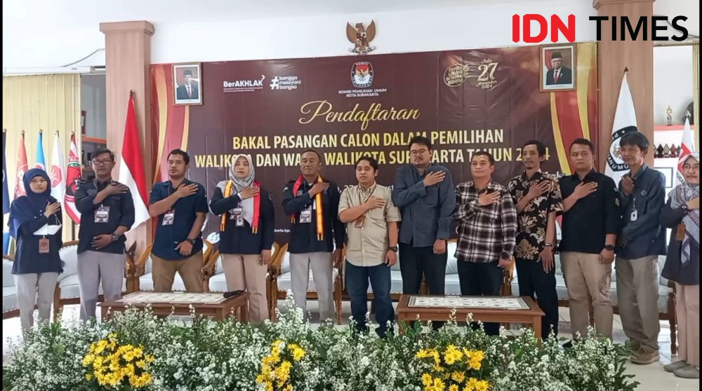 Hari Pertama Pendaftaran Pilkada Solo, KPU Masih Sepi