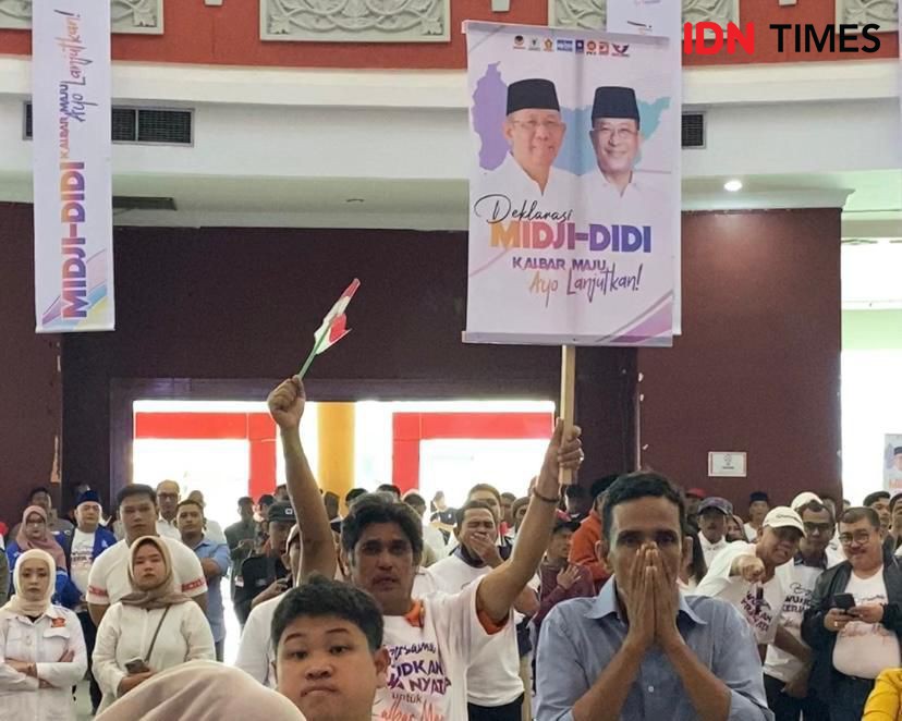 Sutarmidji-Didi Deklarasi di Gedung PCC hingga Lanjut ke KPU Kalbar