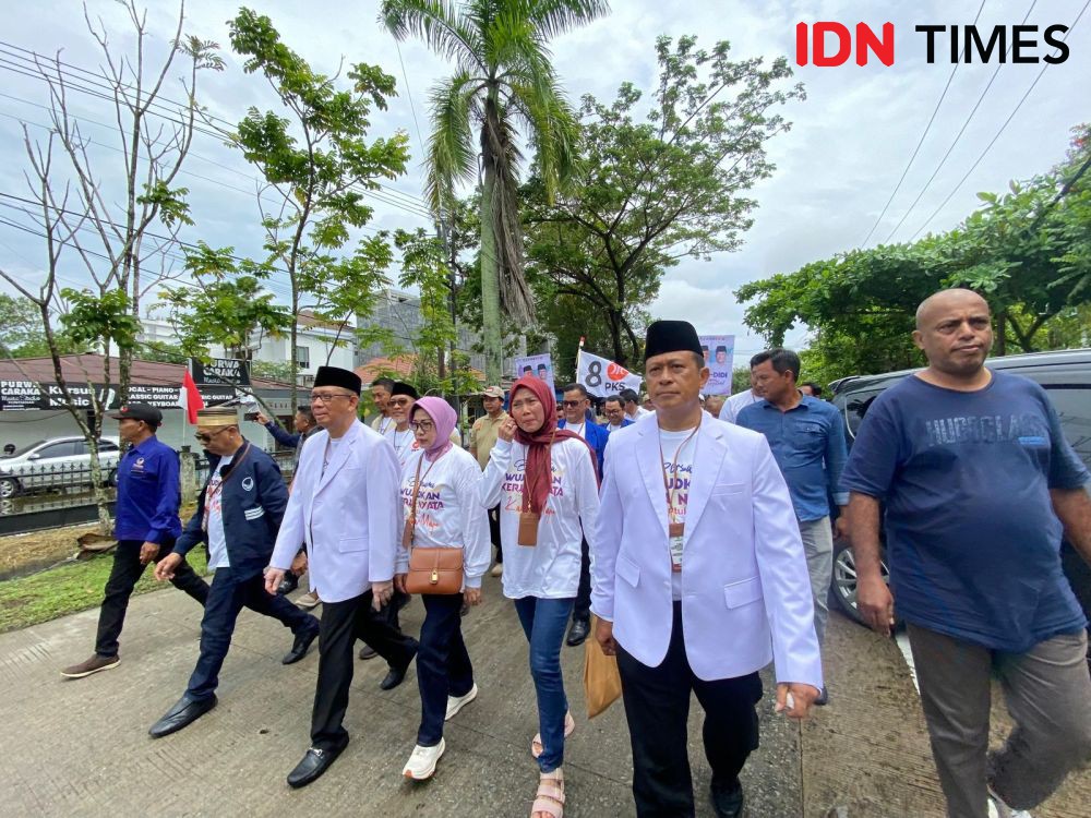 Sutarmidji-Didi Deklarasi di Gedung PCC hingga Lanjut ke KPU Kalbar