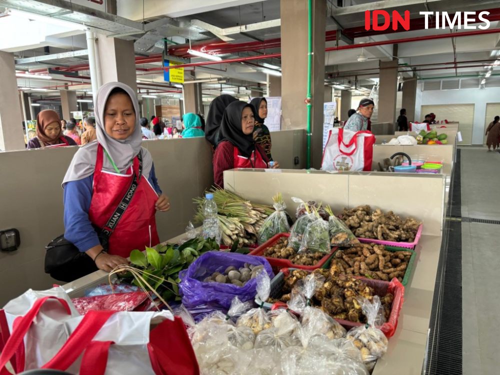 Pedagang Senang Pasar Godean Segera Diresmikan Jokowi