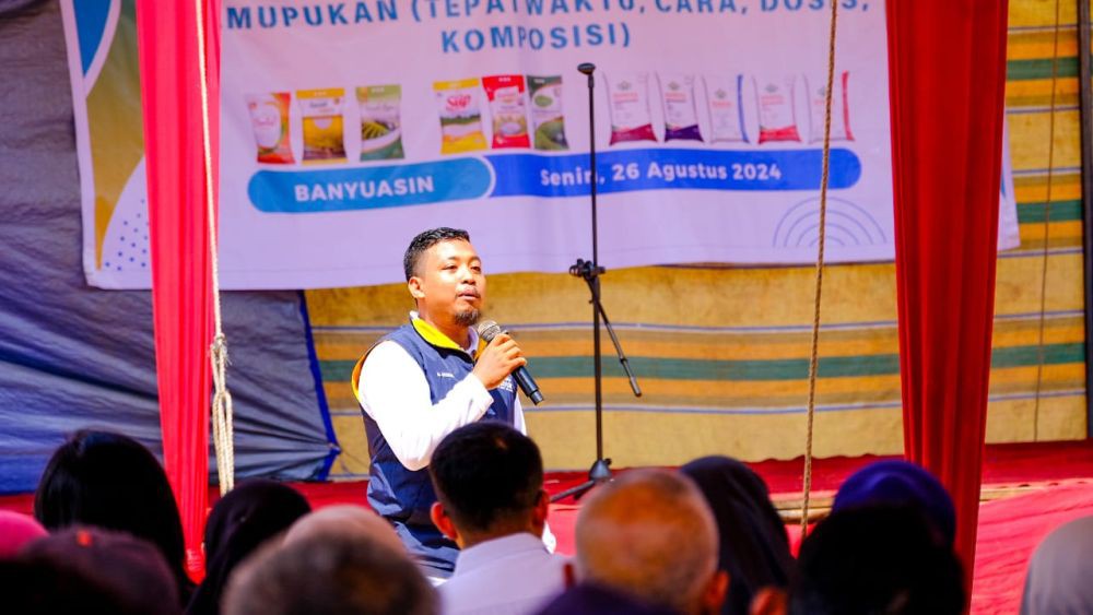 Produksi Padi Banyuasin Naik 1 Ton per  Ha Usai Pendampingan WPI