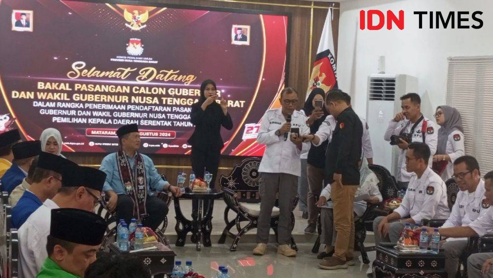 Tiga Pasangan Cagub Di NTB Dinyatakan Belum Memenuhi Syarat