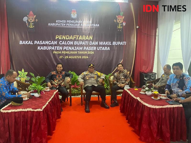 Polres PPU Kerahkan Puluhan Personel Amankan Pendaftaran Pilkada