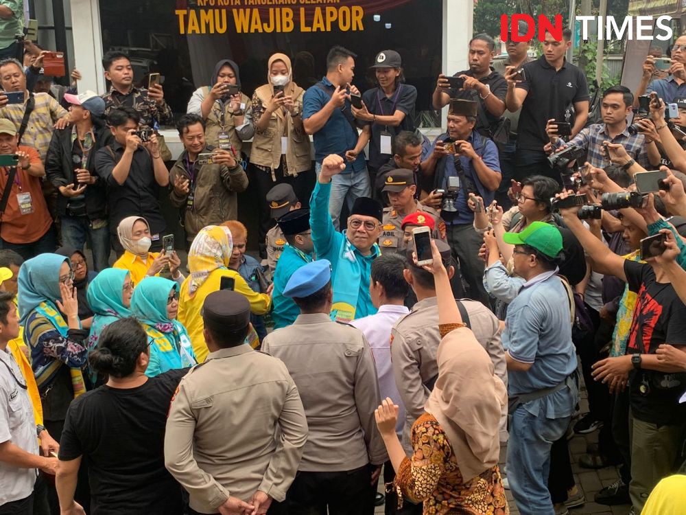 Benyamin-Pilar Resmi Daftar Pilkada Tangsel ke KPU