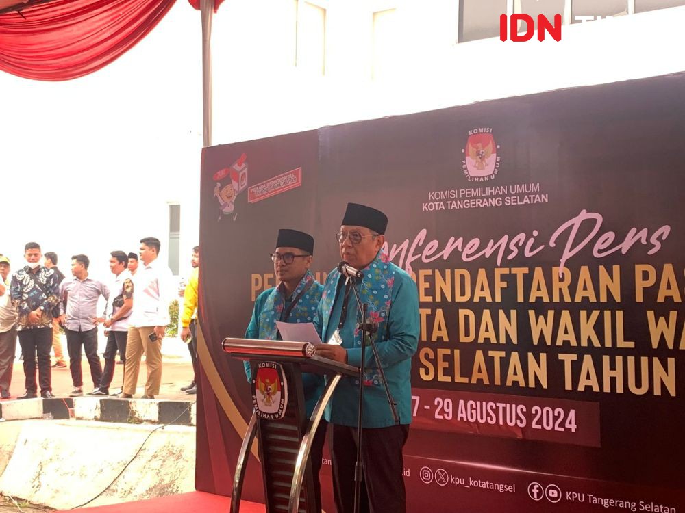 Benyamin-Pilar Resmi Daftar Pilkada Tangsel ke KPU