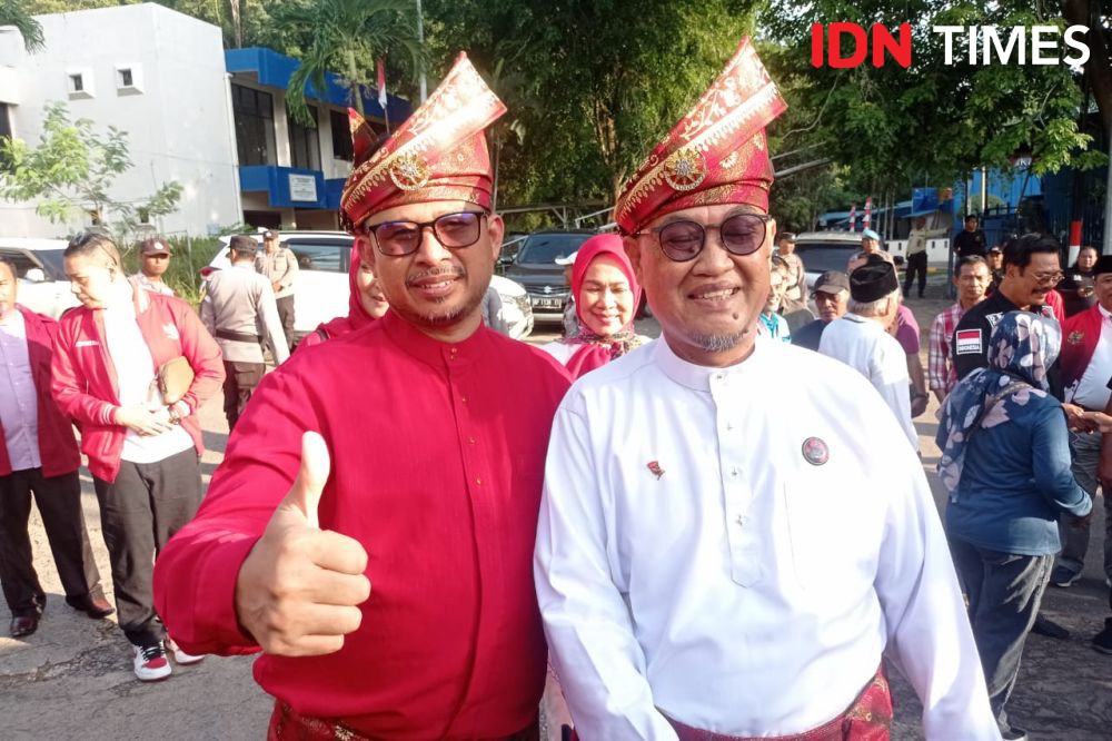 Nuryanto dan Hardi Hood Resmi Mendaftar ke KPU Batam