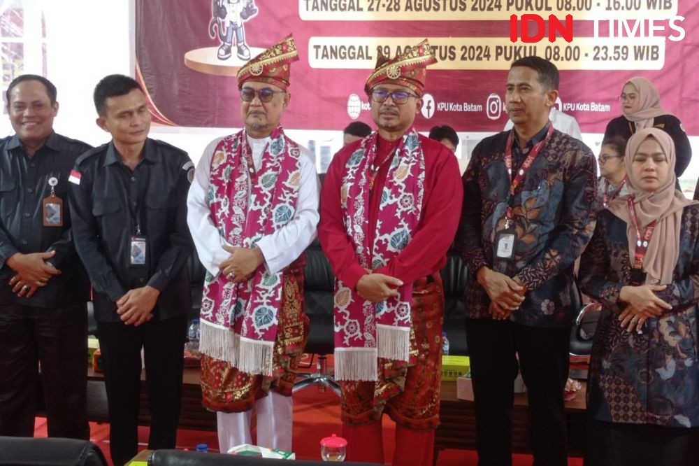 Nuryanto dan Hardi Hood Resmi Mendaftar ke KPU Batam