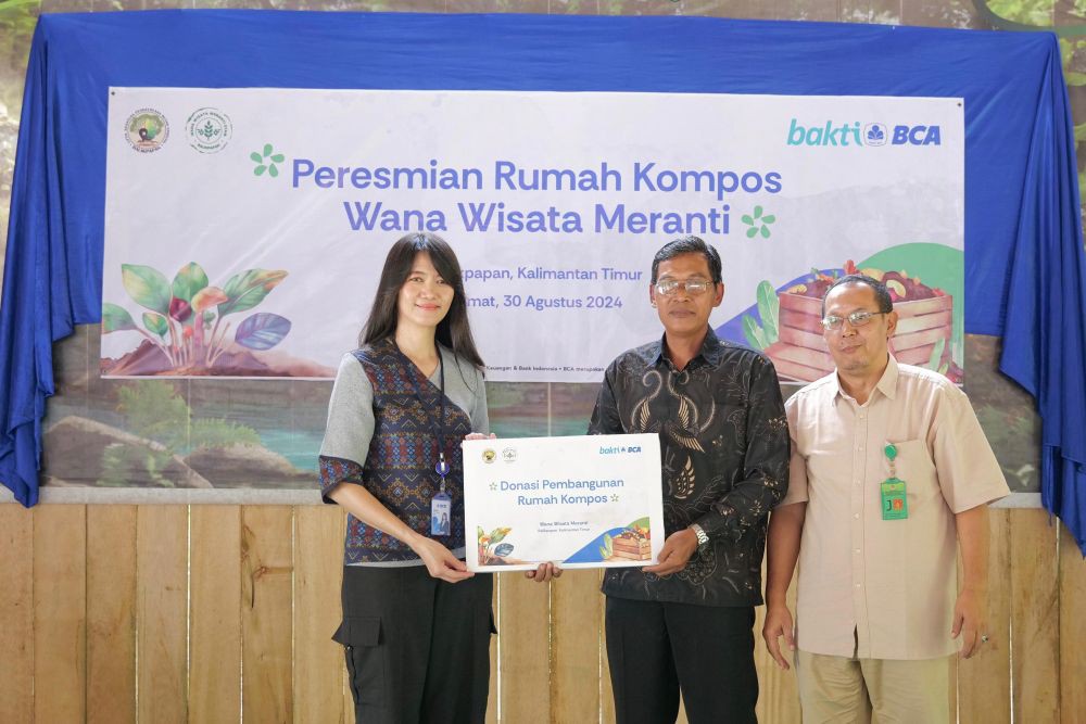 Wana Wisata Meranti di Balikpapan Operasikan Rumah Kompos dari BCA