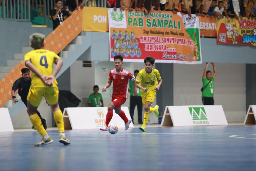 Pesta Gol atas Sulbar, Tim Futsal Putra PON Sumut Puncaki Klasemen 