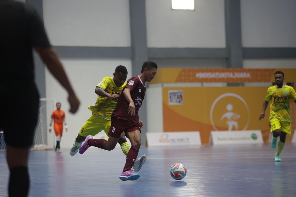 Papua Pegunungan Bikin Kejutan, 3 Tim Gugur dari Grup B Futsal PON