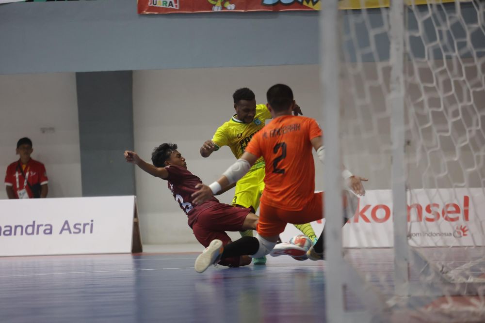 Papua Pegunungan Bikin Kejutan, 3 Tim Gugur dari Grup B Futsal PON