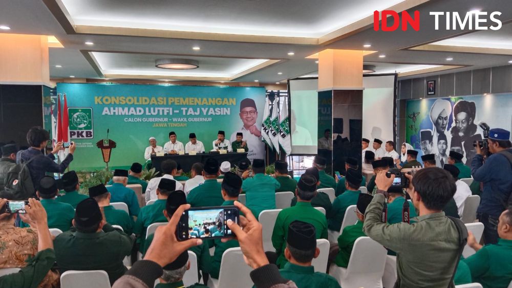 Datangi Markas PKB Jateng, Ahmad Luthfi Pamer Dukungan Dari Jokowi