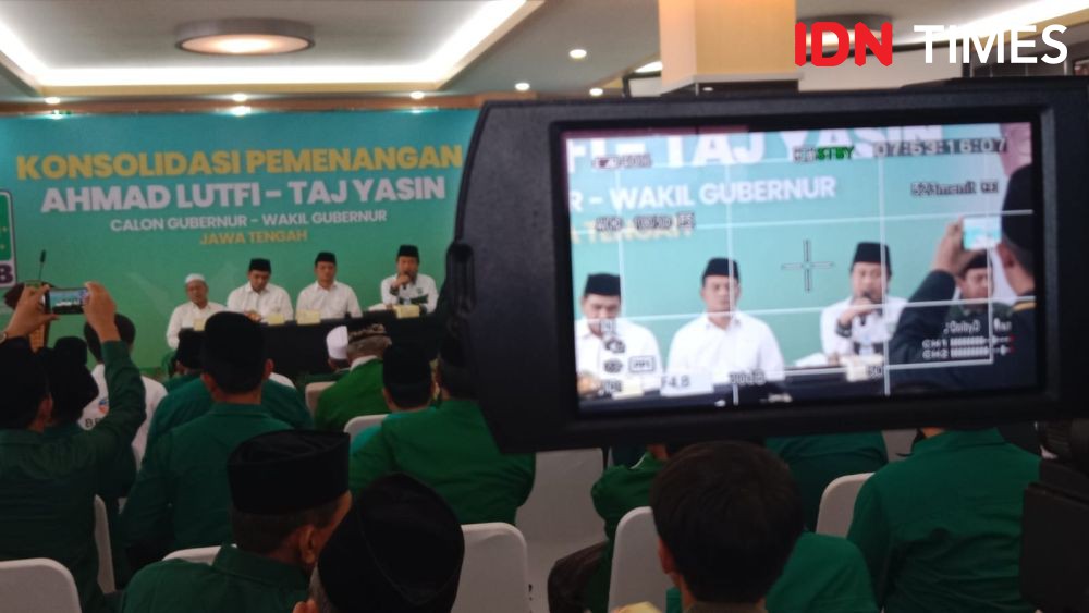 Datangi Markas PKB Jateng, Ahmad Luthfi Pamer Dukungan Dari Jokowi