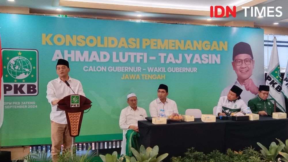 Datangi Markas PKB Jateng, Ahmad Luthfi Pamer Dukungan Dari Jokowi