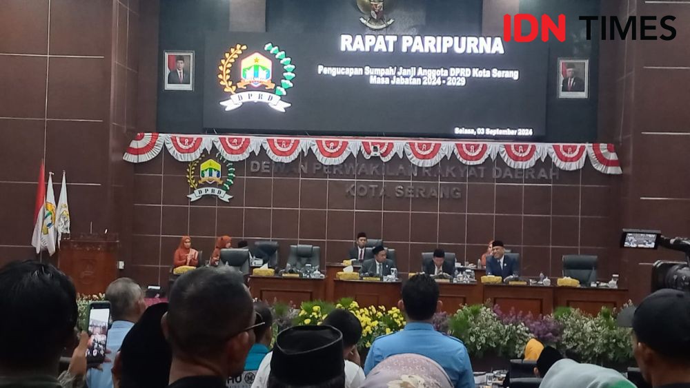 45 Anggota DPRD Kota Serang Resmi Dilantik, Berikut Nama-namanya 