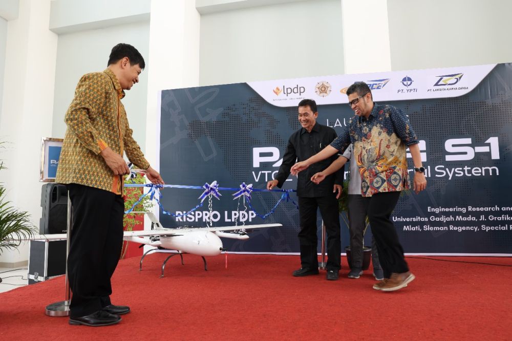 UGM Luncurkan Pesawat Nirawak Palapa S-1, Bisa Terbang 6 Jam Nonstop