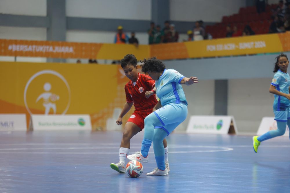 Futsal PON 2024: Tim Putri DKI Jakarta Juara Grup, Sumut Runner Up