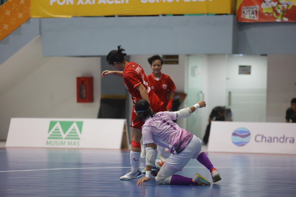 Futsal PON 2024: Tim Putri DKI Jakarta Juara Grup, Sumut Runner Up