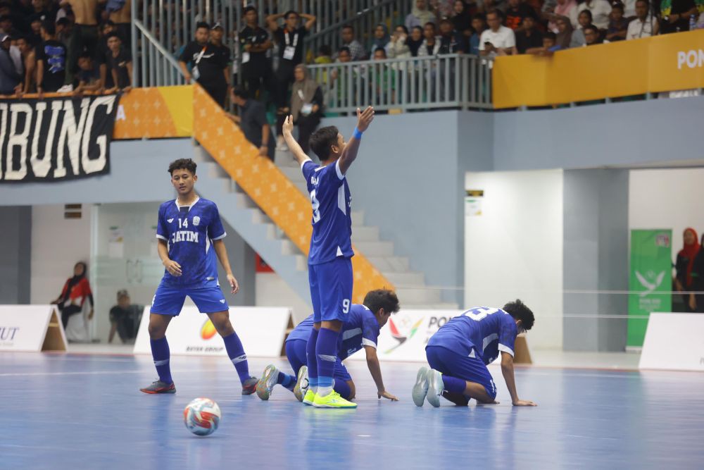 Futsal PON 2024: Jatim ke Semi Final, Sumut Tunggu Hasil NTT