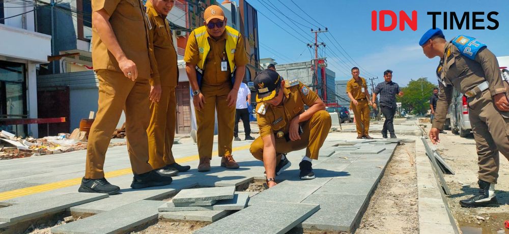 Pemkot Balikpapan Tanam Kabel di Bawah Tanah di Area Pedestrian