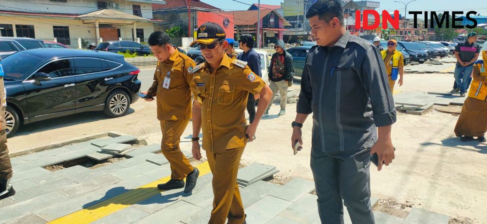 Pemkot Balikpapan Tanam Kabel di Bawah Tanah di Area Pedestrian