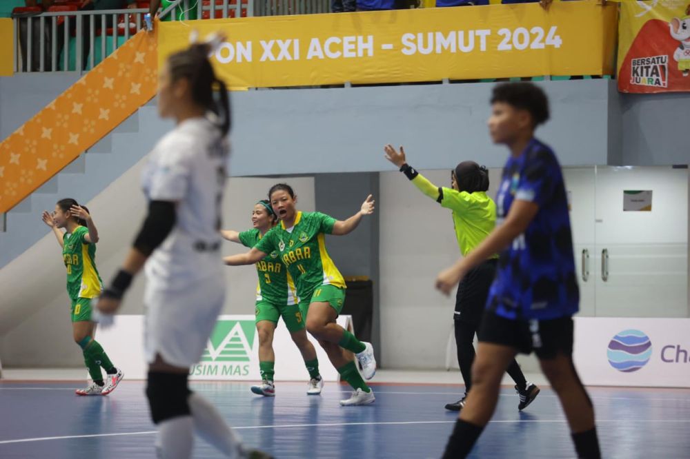 Futsal PON 2024: Tim Putri Sumut Hadapi Jawa Barat di Semi Final