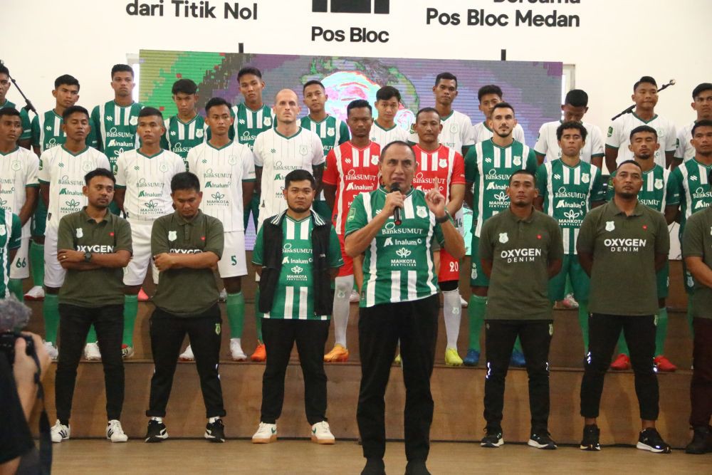 Launching Skuat dan Jersey, Ini Daftar Lengkap 38 Pemain PSMS Medan 