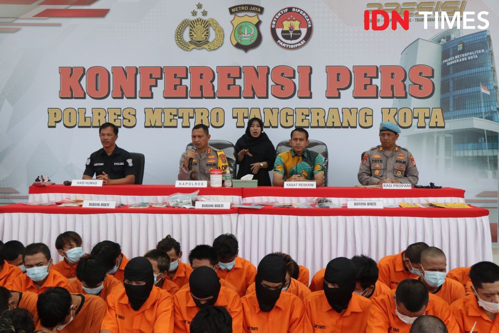 Kasus Meningkat, Polisi Tangkap 50 Pelaku Curanmor di Tangerang