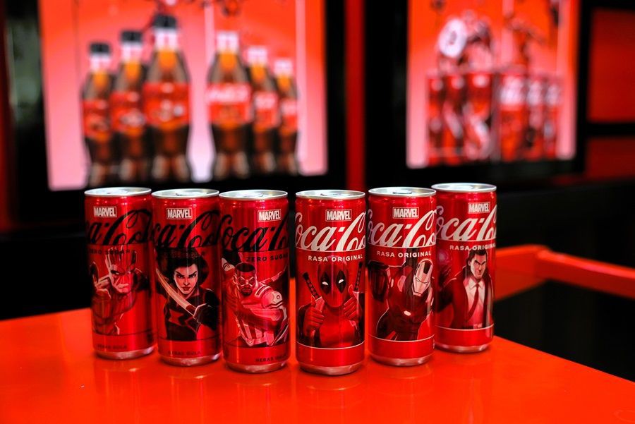 Coca-Cola dan Marvel Luncurkan Desain Kemasan Edisi 'The Heroes'