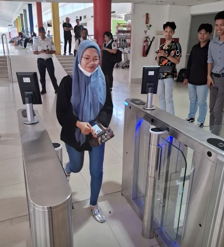 Stasiun KAI Medan Sudah Ada Face Recognition Boarding Gate