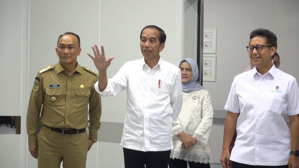 Jokowi Resmikan Gedung Kesehatan Ibu dan Anak RSWS Senilai Rp456 M