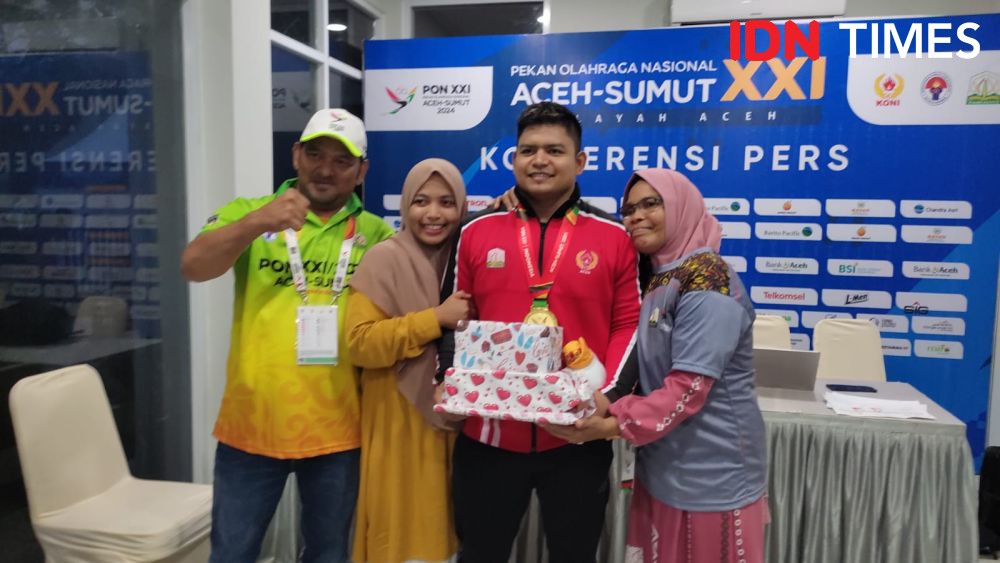 Zul Ilmi Pertahankan Emas Angkat Besi untuk Aceh di Nomor 96 Kg 