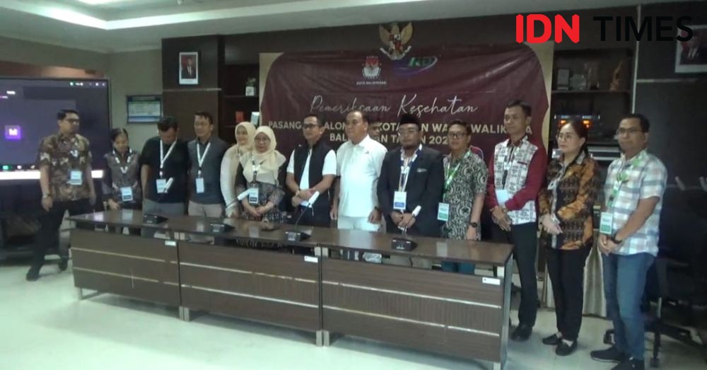 Tiga Bapaslon Pilkada di Balikpapan Lolos Tes Kesehatan dan Narkoba