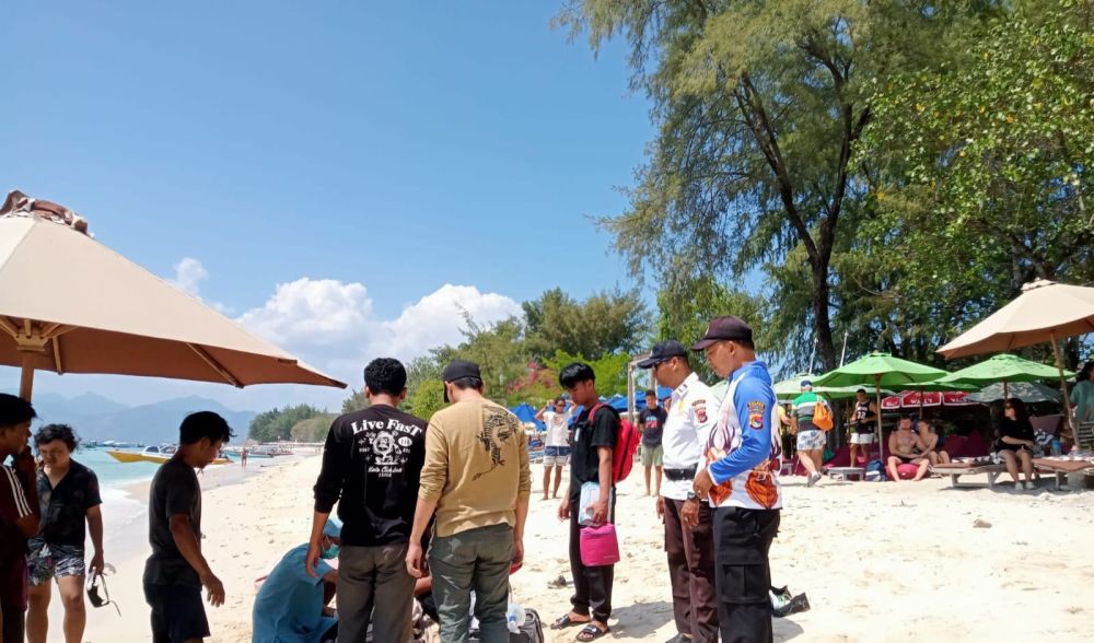 Turis Asal Korea Ditemukan Tewas Mengapung di Perairan Gili Trawangan