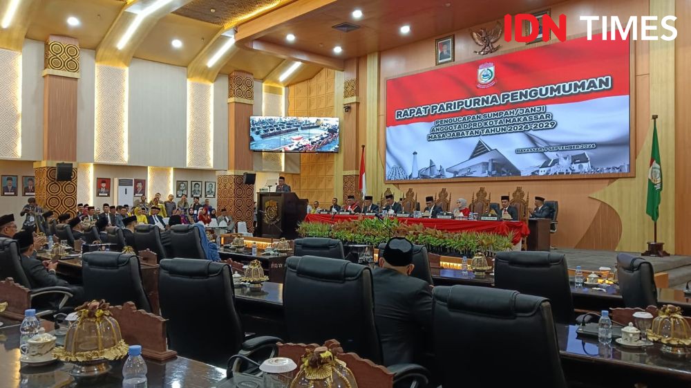 50 Anggota DPRD Kota Makassar Periode 2024-2029 Resmi Dilantik