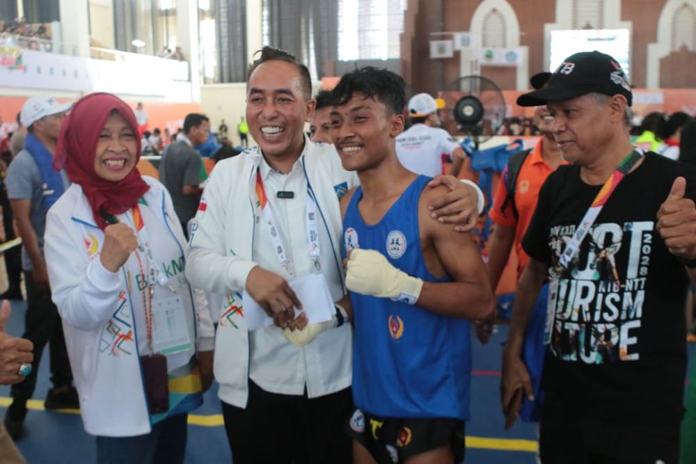 Muaythai Menyumbang Emas Pertama untuk NTB di PON Aceh-Sumut 2024