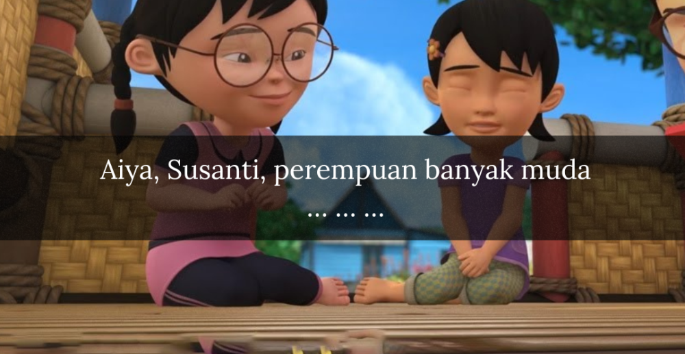 [QUIZ] Sambung Lirik Lagu Aiya Susanti dari Kartun Upin Ipin, Gampang Banget Lho!