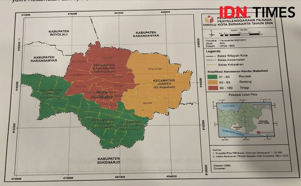 Bawaslu Solo Petakan Kerawanan Selama Pilkada 2024